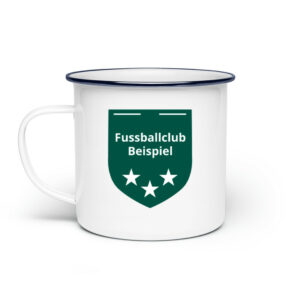 Beispiel Soccerkorn Tassen - Emaille Tasse-3